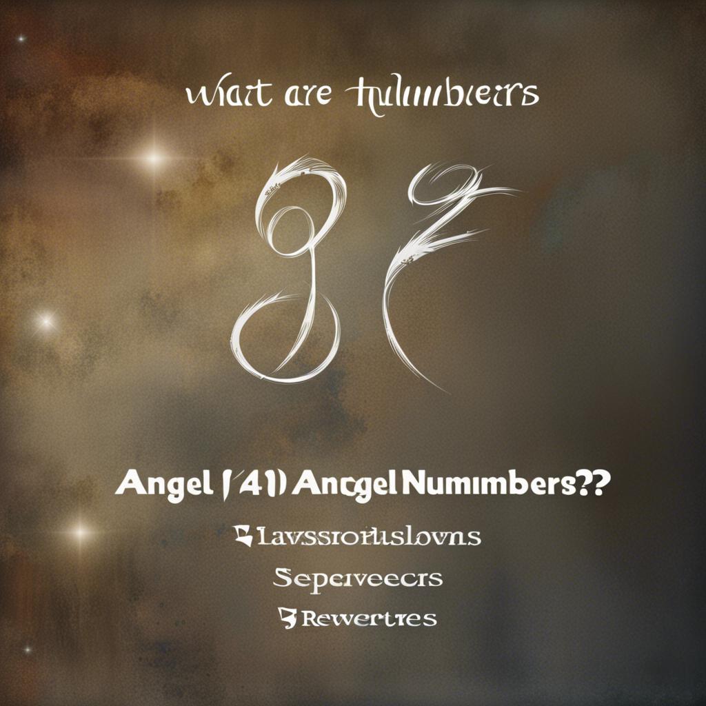 What are angel numbers?